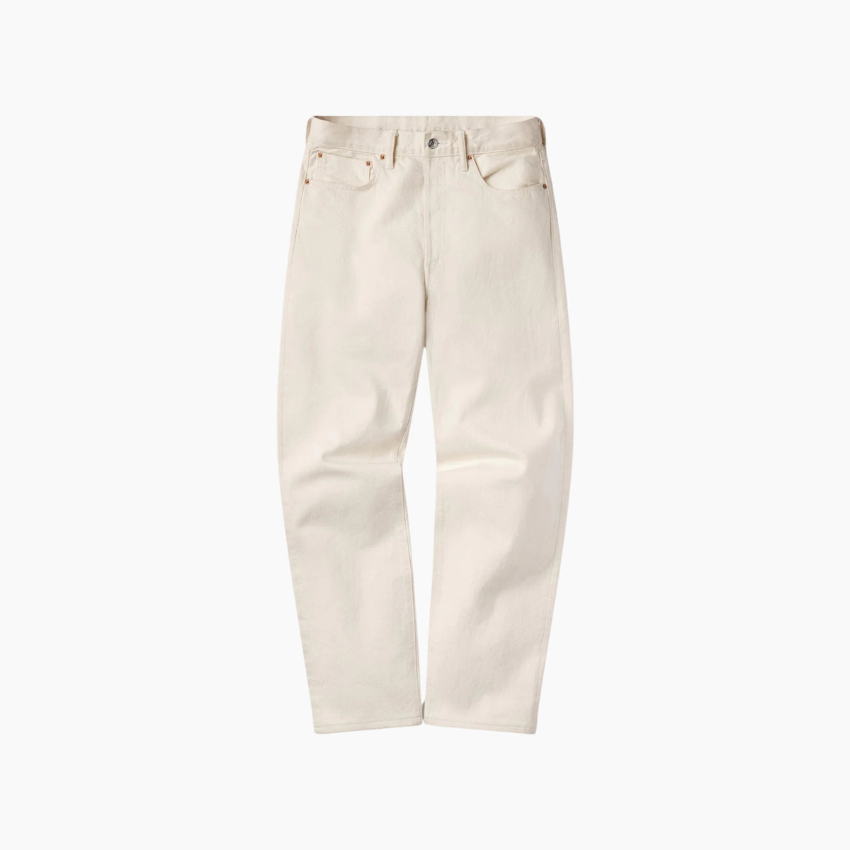 Japanese Denim Pants Main Pic Beige