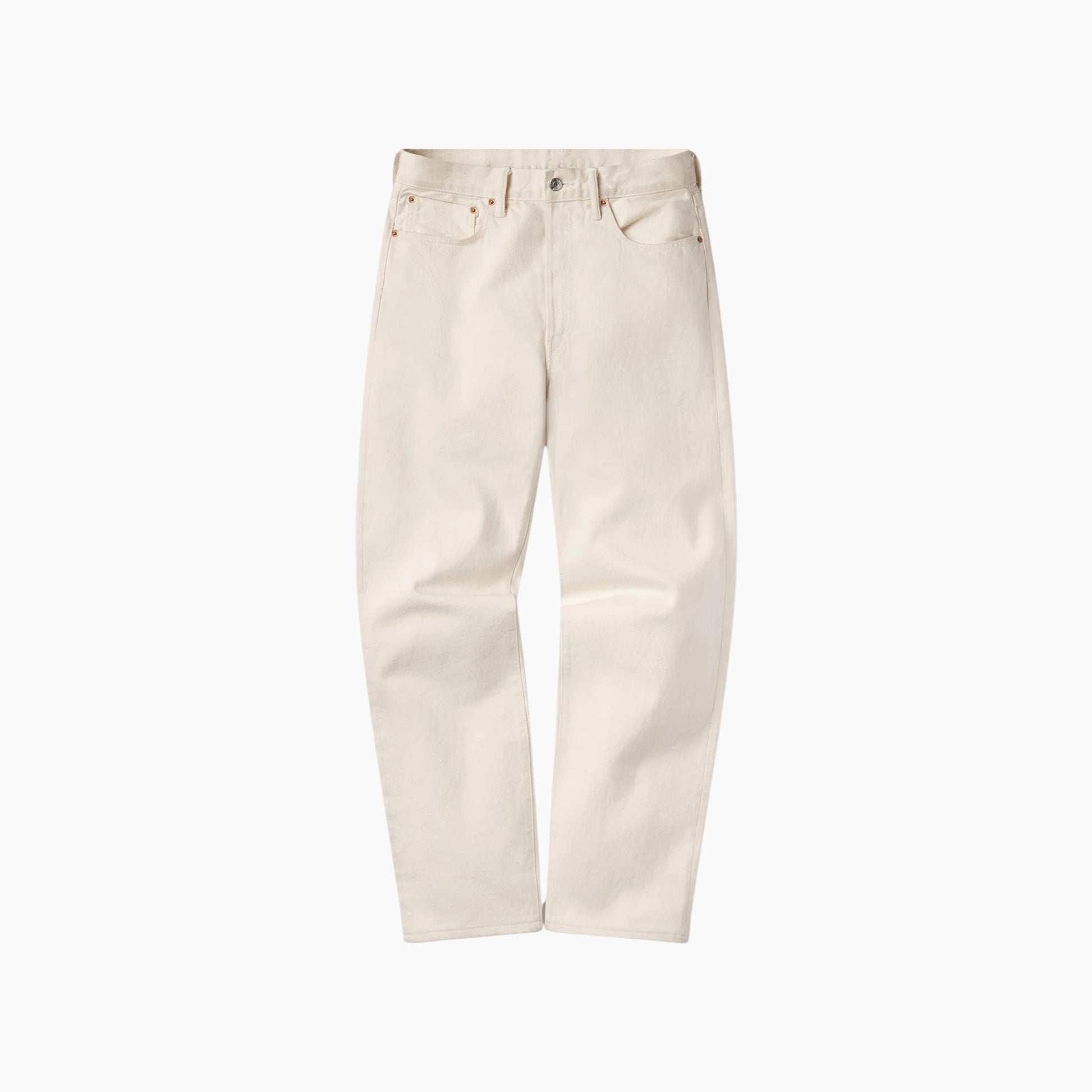 Japanese Denim Pants Main Pic Beige