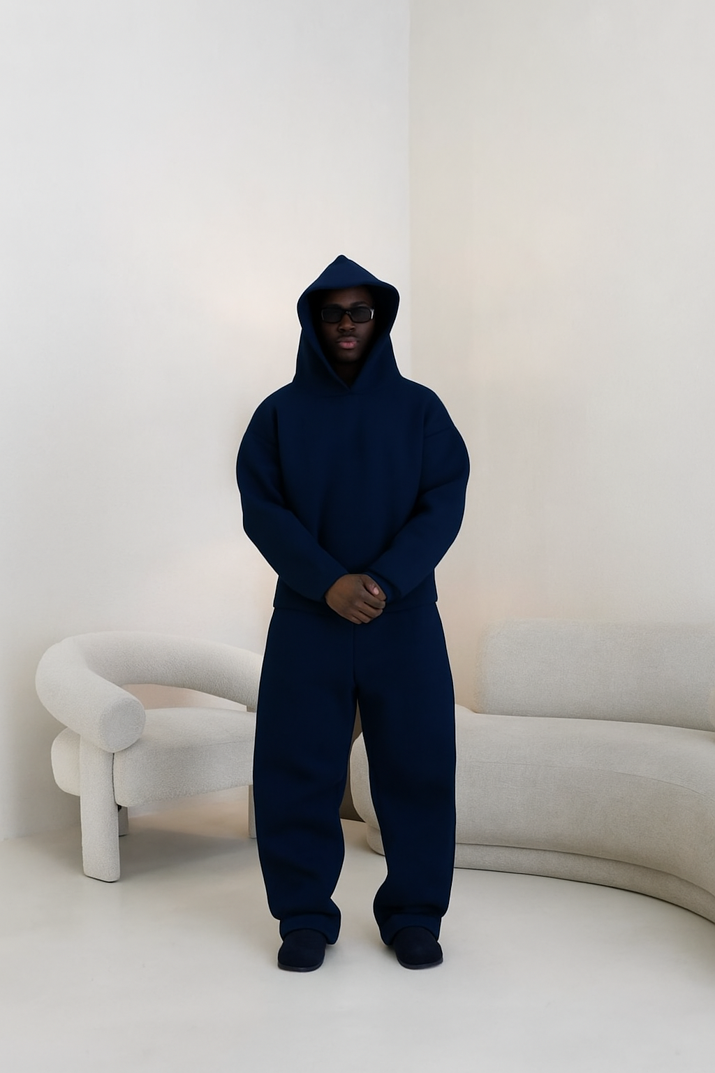 Royal Navy Luxury Blank Heavyweight Hoodie