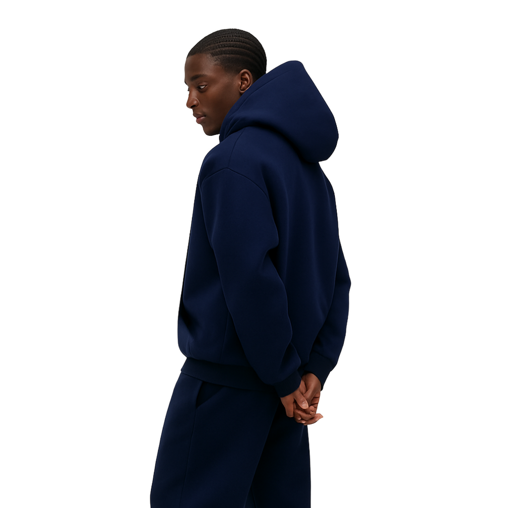 Navy Hoodie Set Third Pic