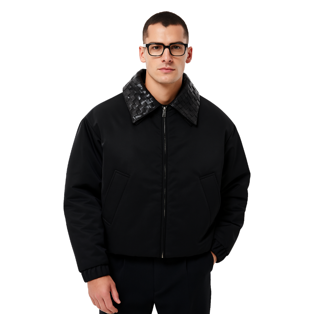 Puffed Intrecciato Jacket Fourth Pic