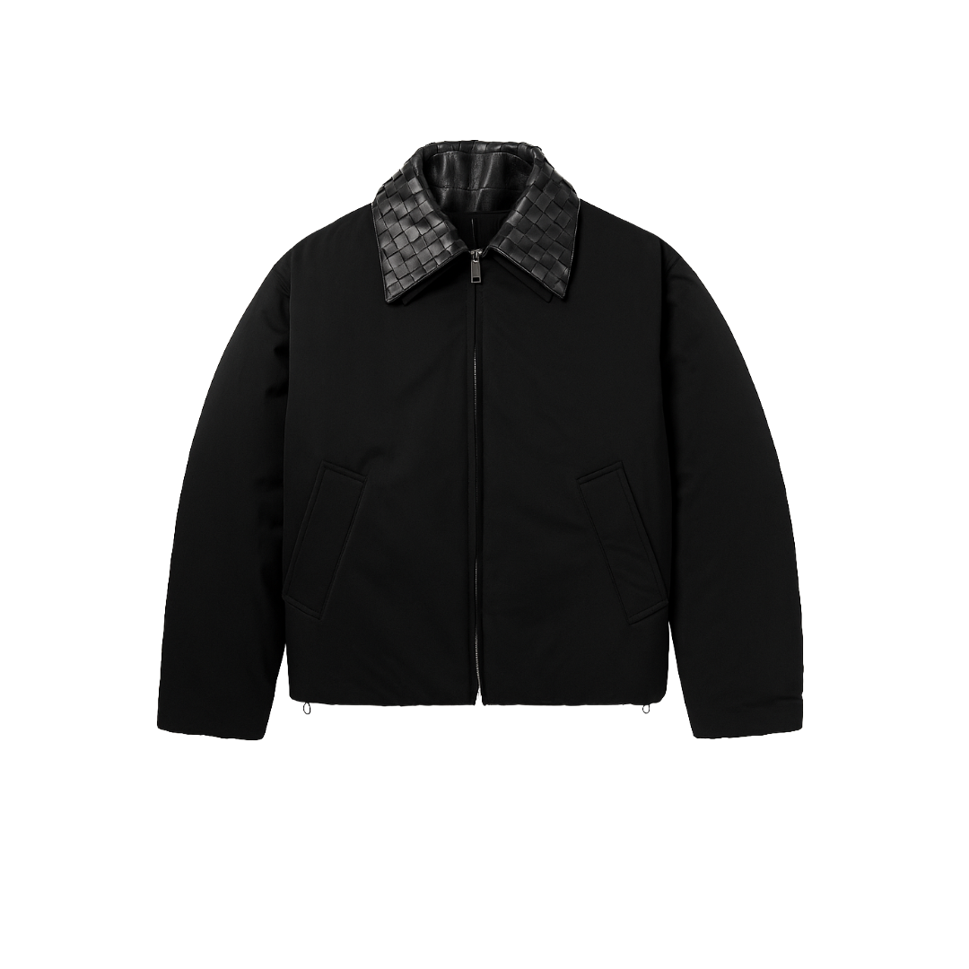 Puffed Intrecciato Jacket Main Pic