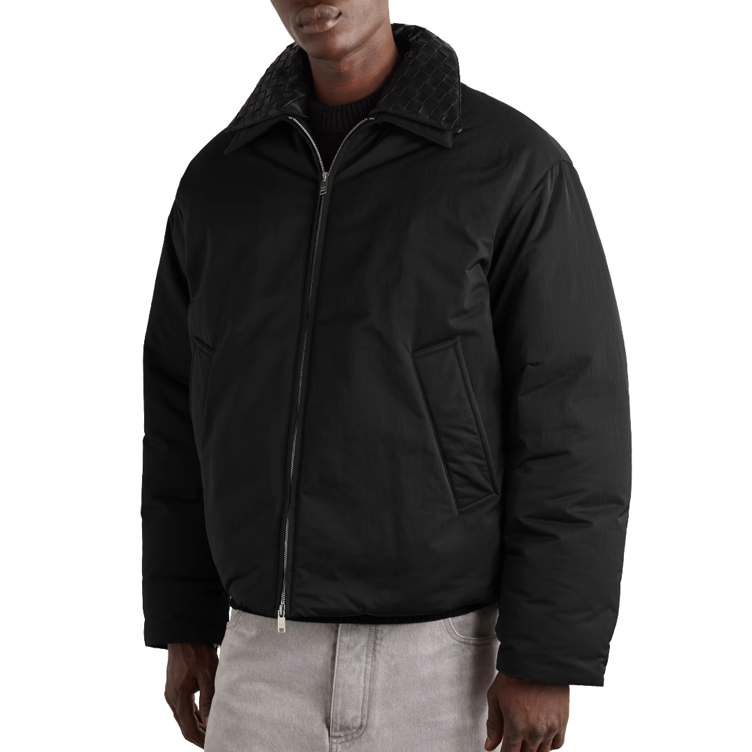 Puffed Intrecciato Jacket Second Pic