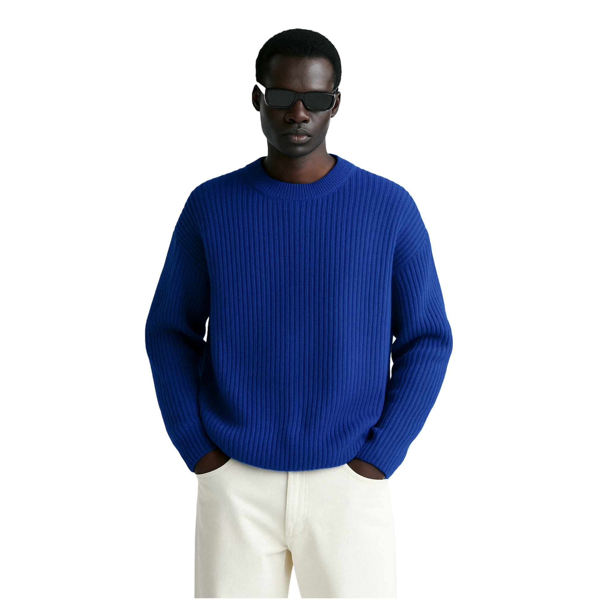 Sheep's Wool Sweater Chemical Blue
