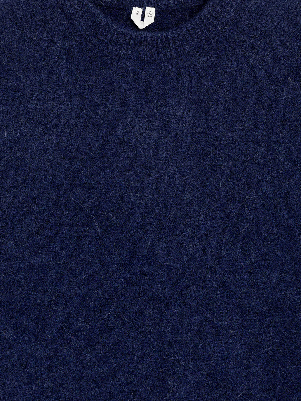 Navy Cashmere Alpaca Blend Sweater