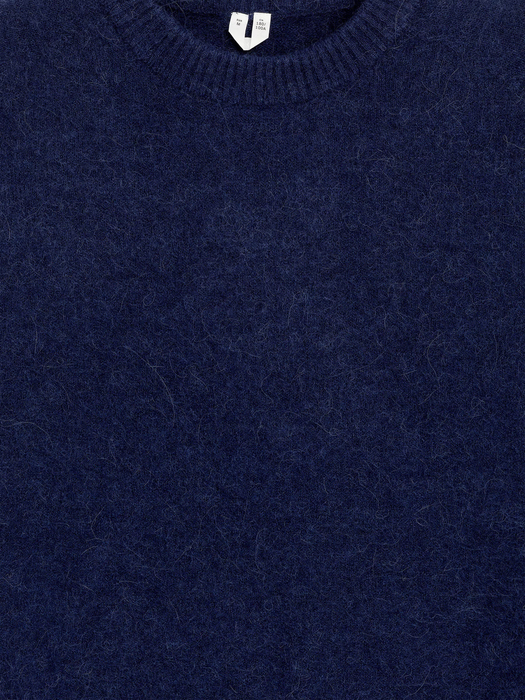 Navy Cashmere Alpaca Blend Sweater